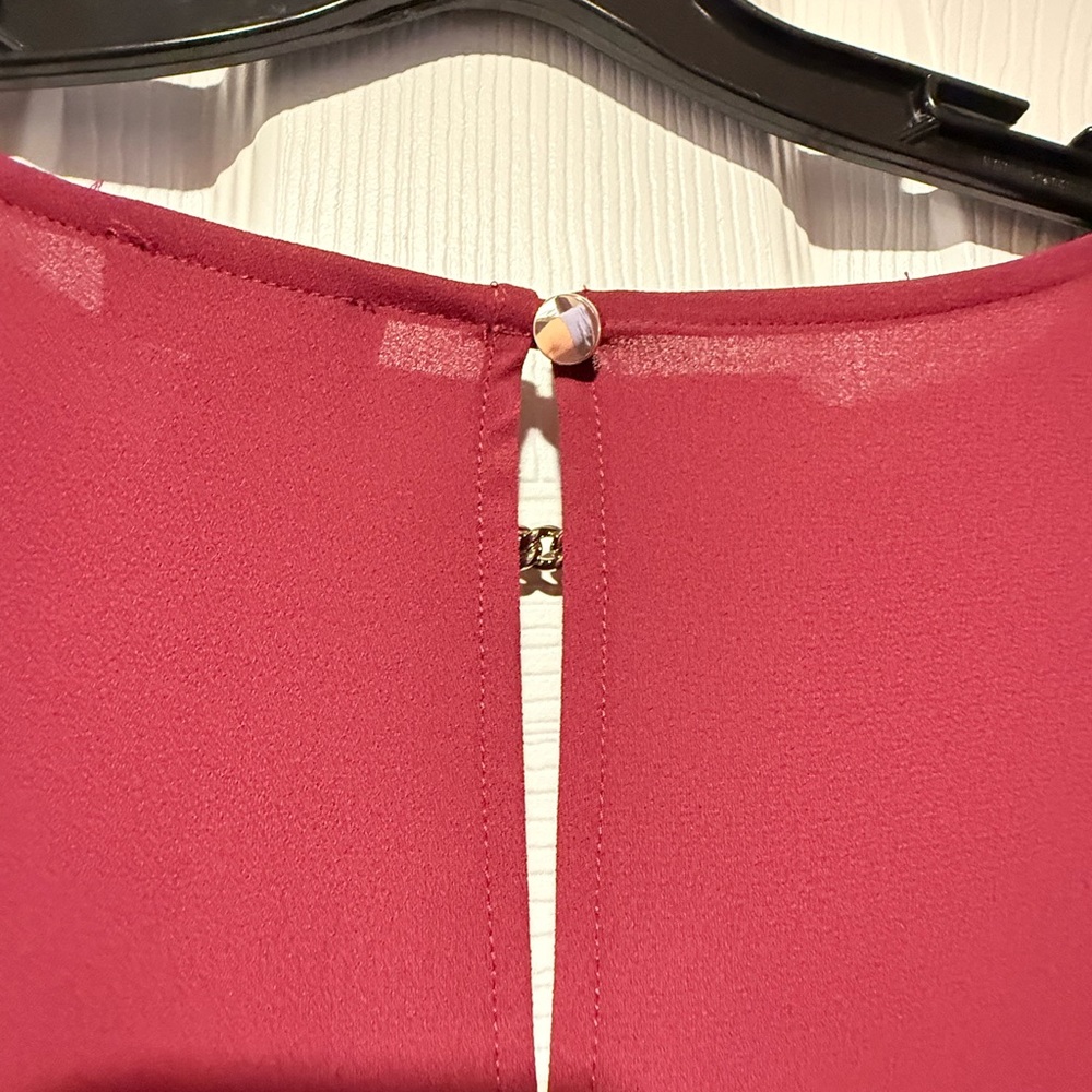 Burgundy blouse